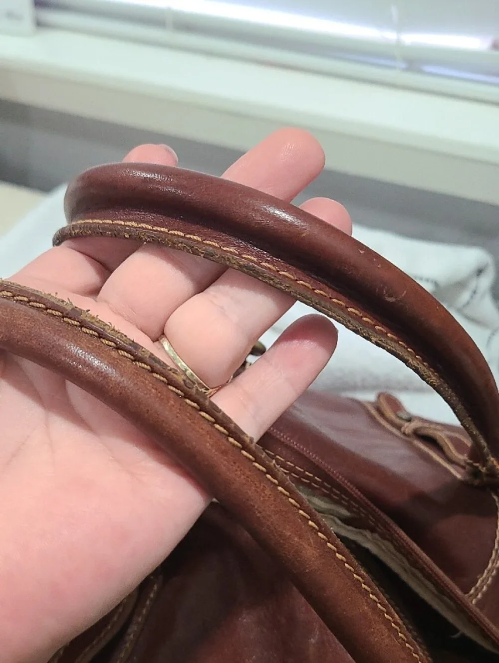 Men's Brown Leather Duffel Bag - Timeless Travel Carryall